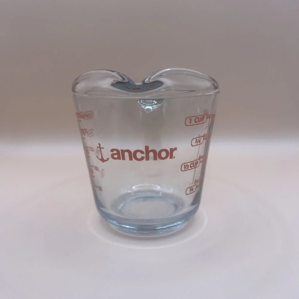 Anchor Hocking Glass 8 oz (1cup) Measuring Cup